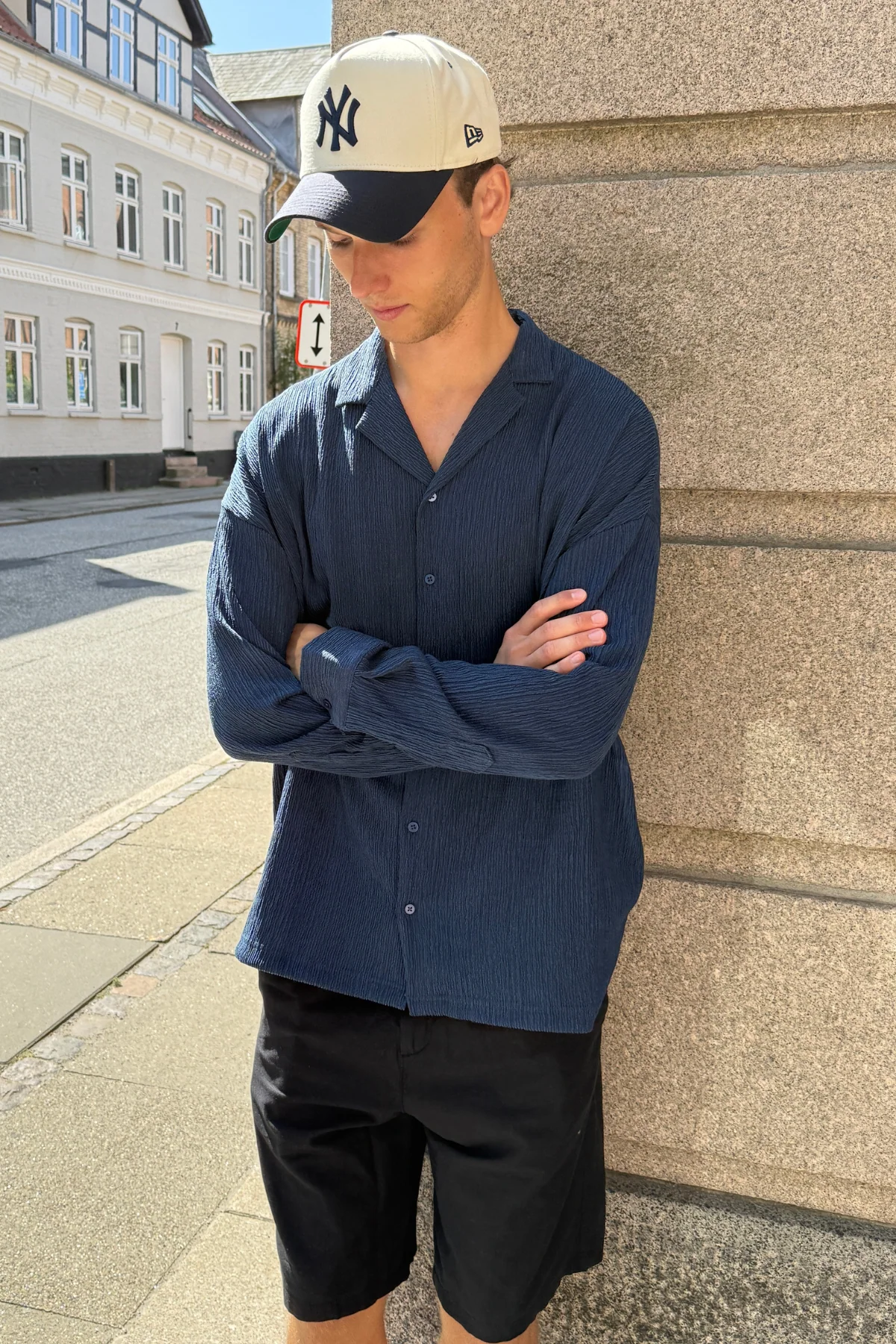 Aidan -Shirt - Marine - Image 2