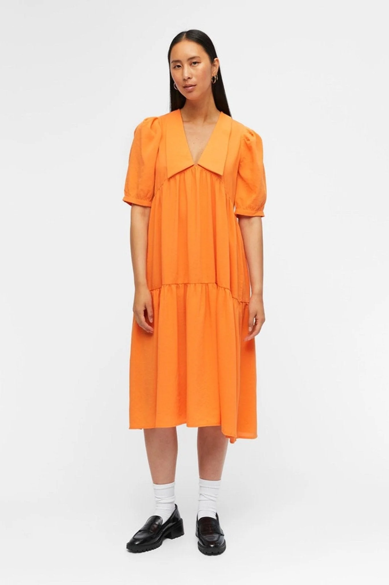 Alaia Langes Kleid - Herbst Sonnenuntergang - Image 3