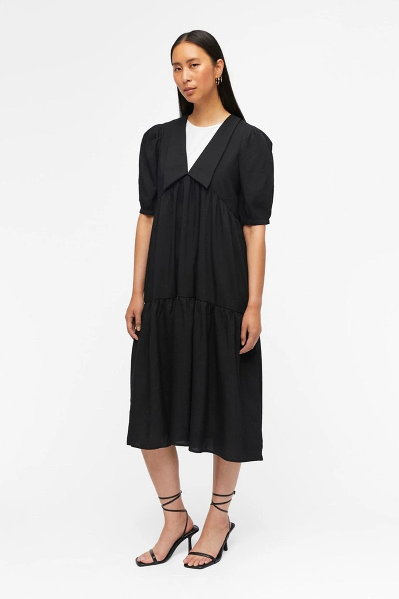 Alaia langes Kleid - schwarz