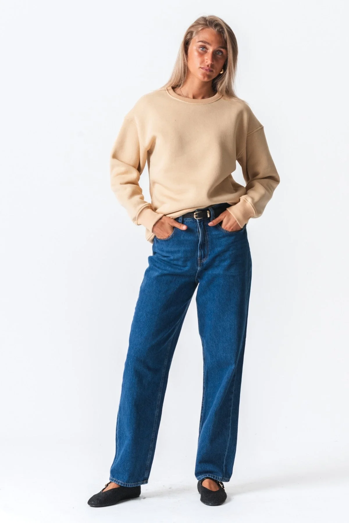 Alina Sweatshirt - Sand - Image 3