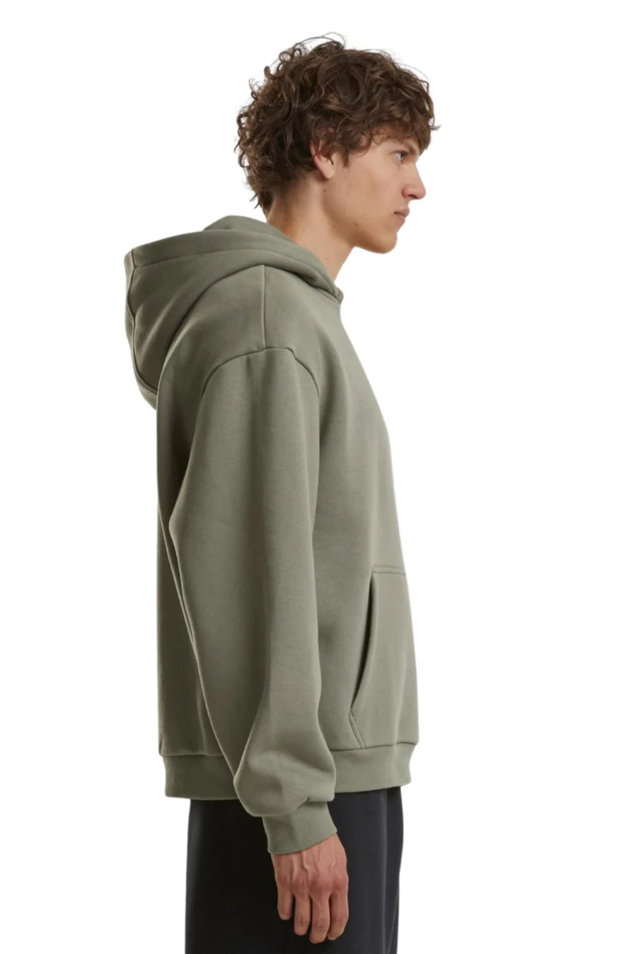 Alltags Hoodie - blasse Olive - Image 3