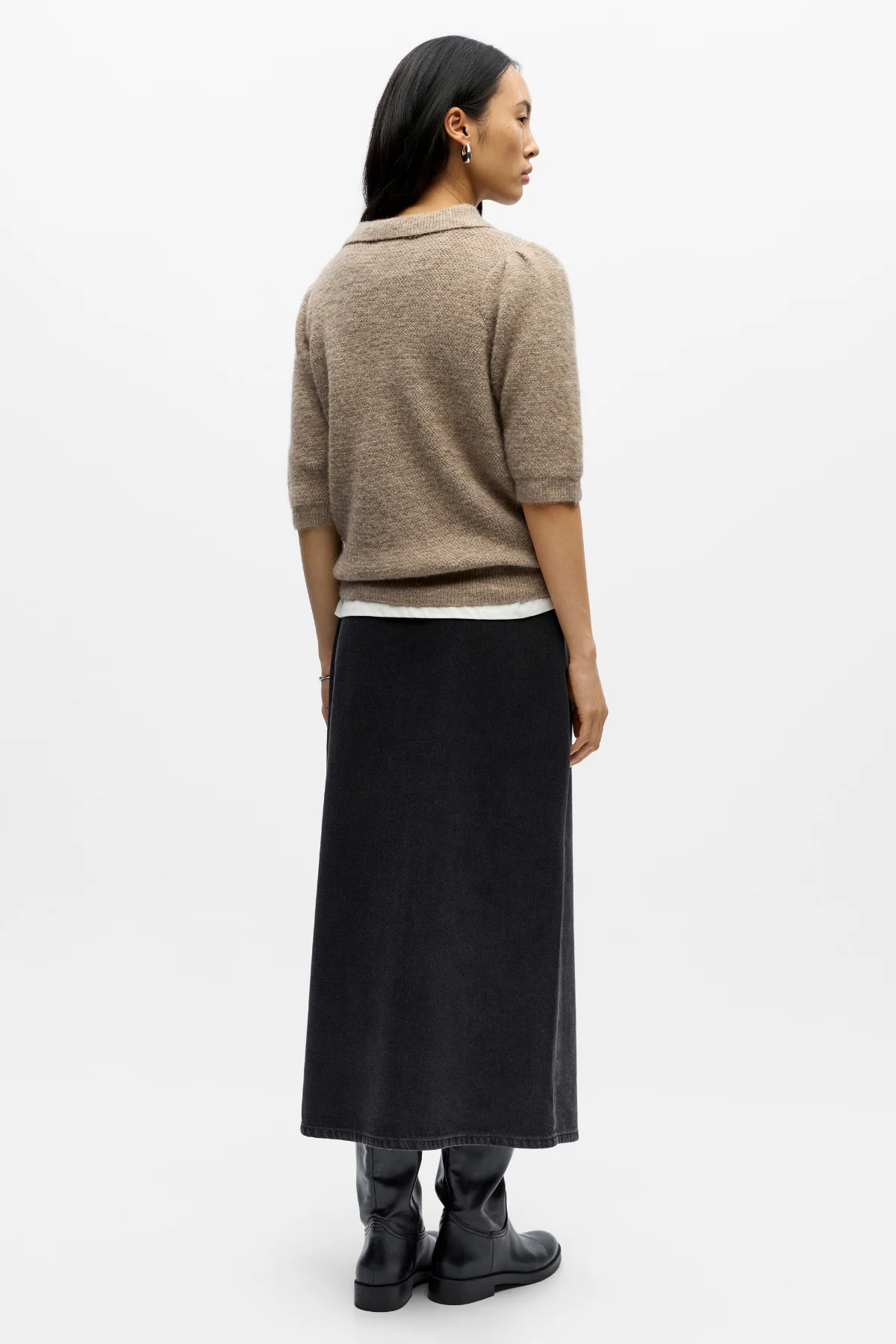 Anine Strick Polo - Morel Melange - Image 5
