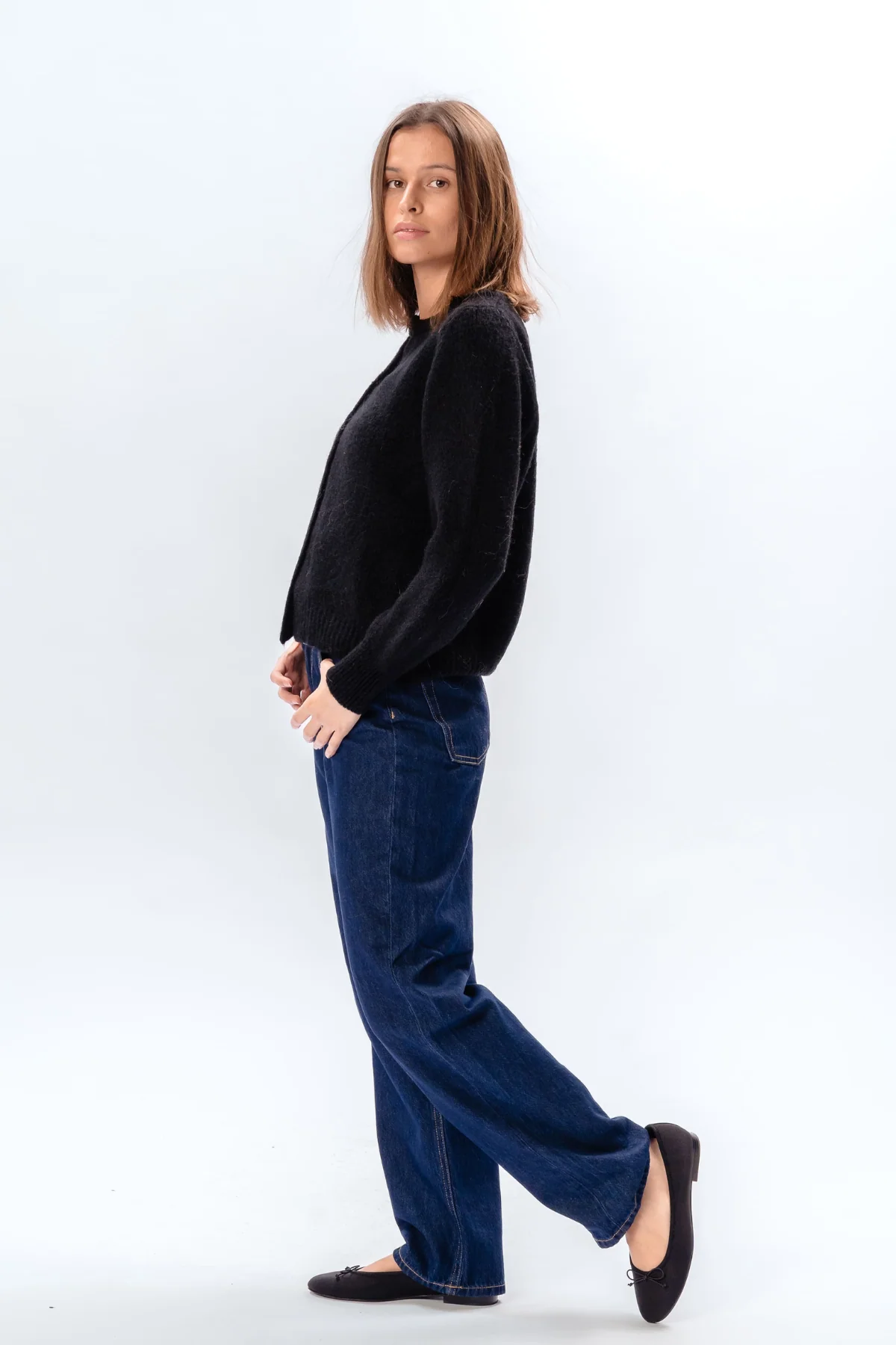 Anna-Cardigan – Schwarz - Image 4