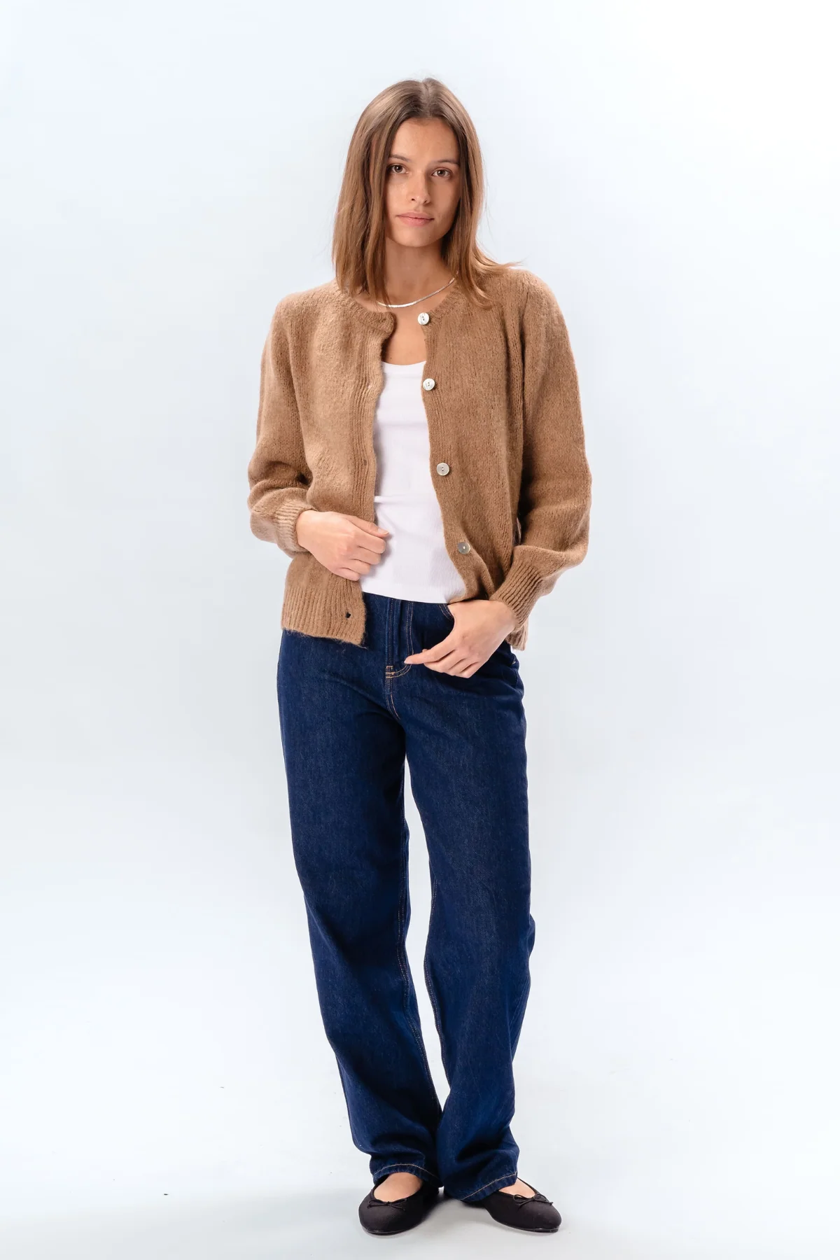 Anna-Cardigan – Braun - Image 8