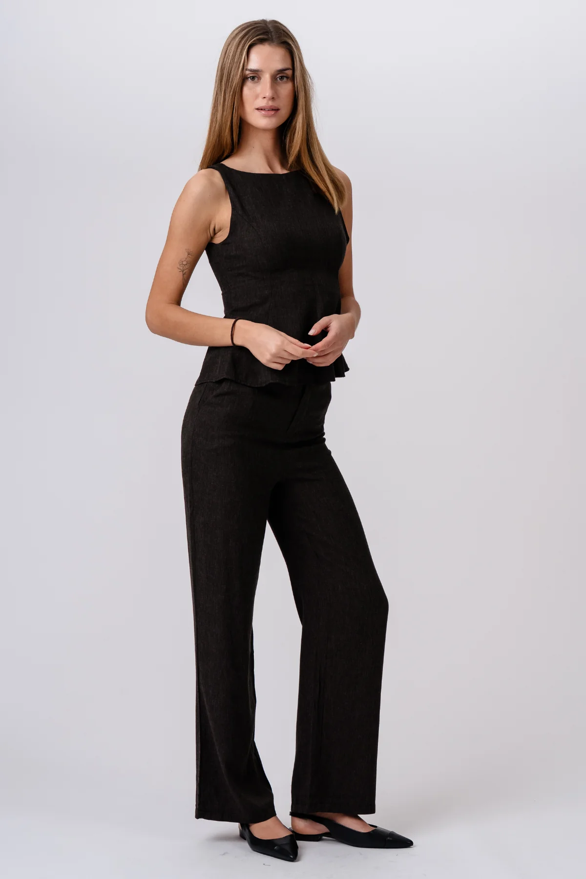 Aya Loose Pants - Braun - Image 2
