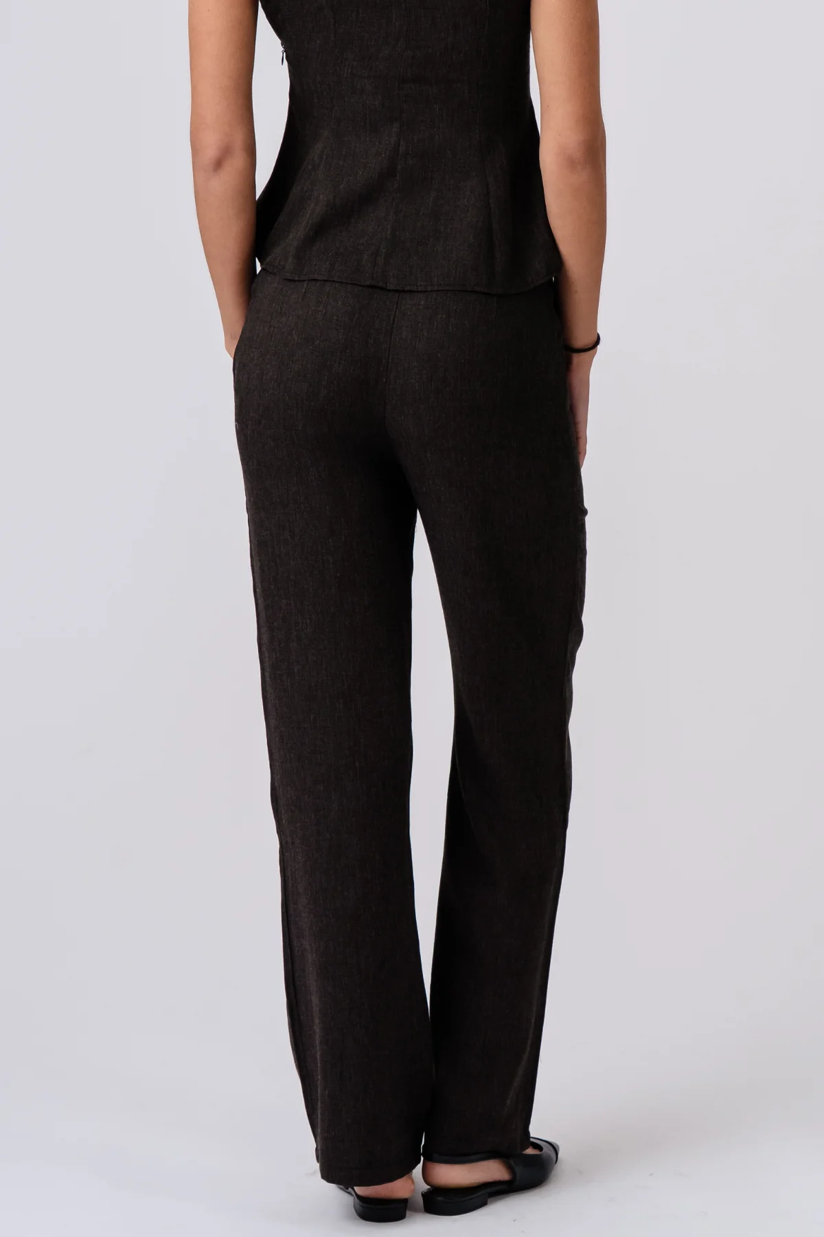 Aya Loose Pants - Braun - Image 3