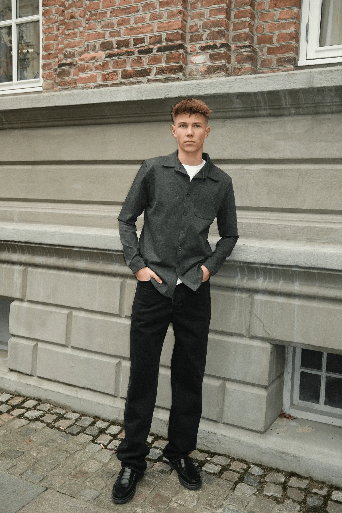 Baggy Jeans - schwarzer Denim - Image 3