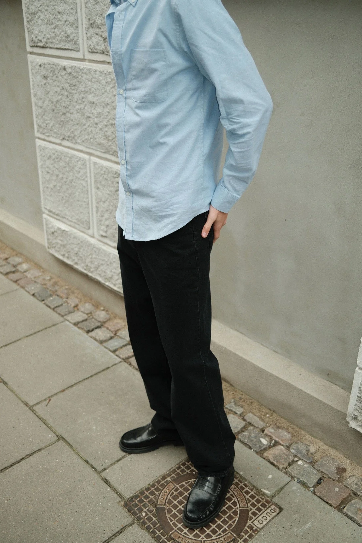 Baggy Jeans - schwarzer Denim - Image 4