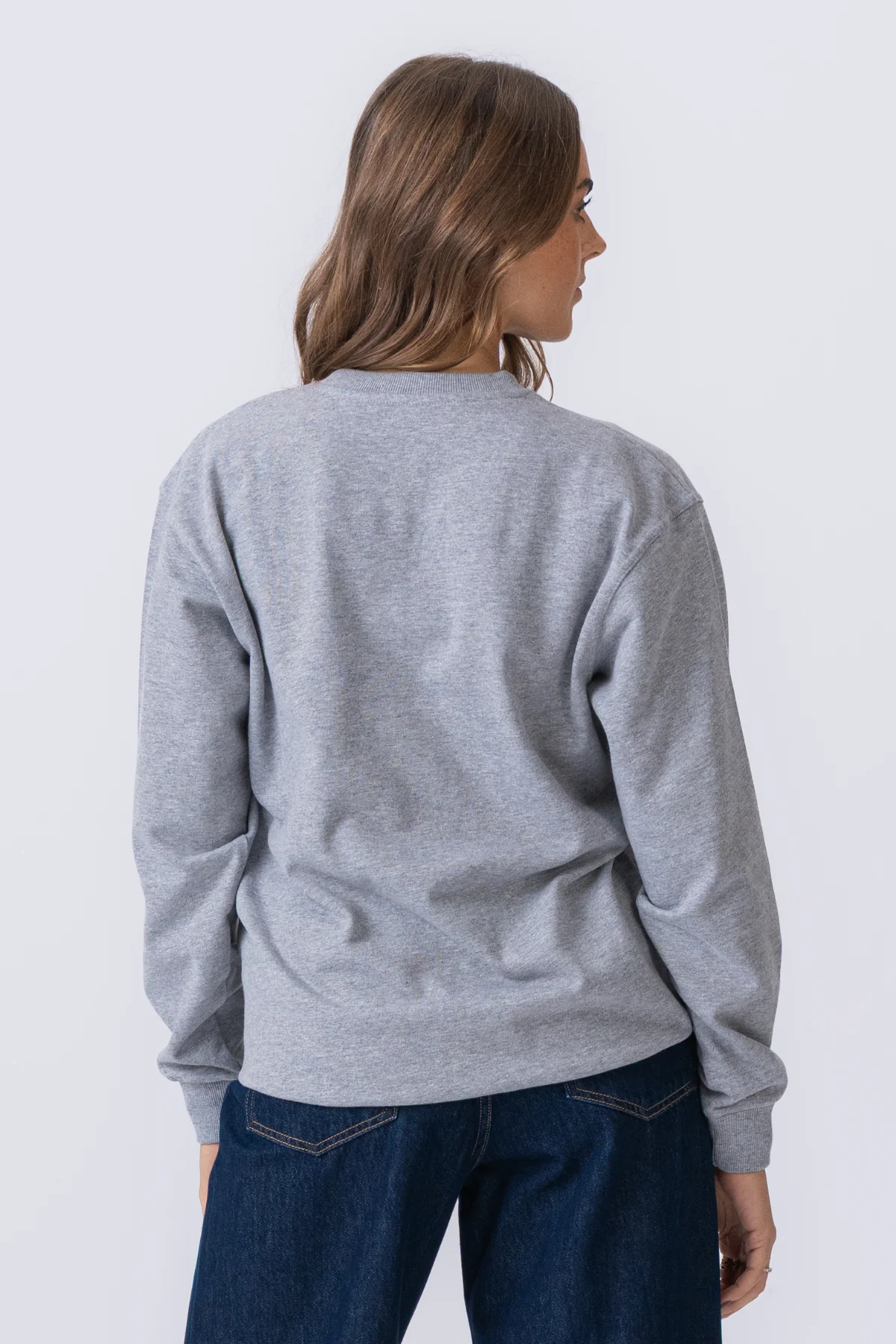 Basic Crewneck - Asche grau (Damen) - Image 4