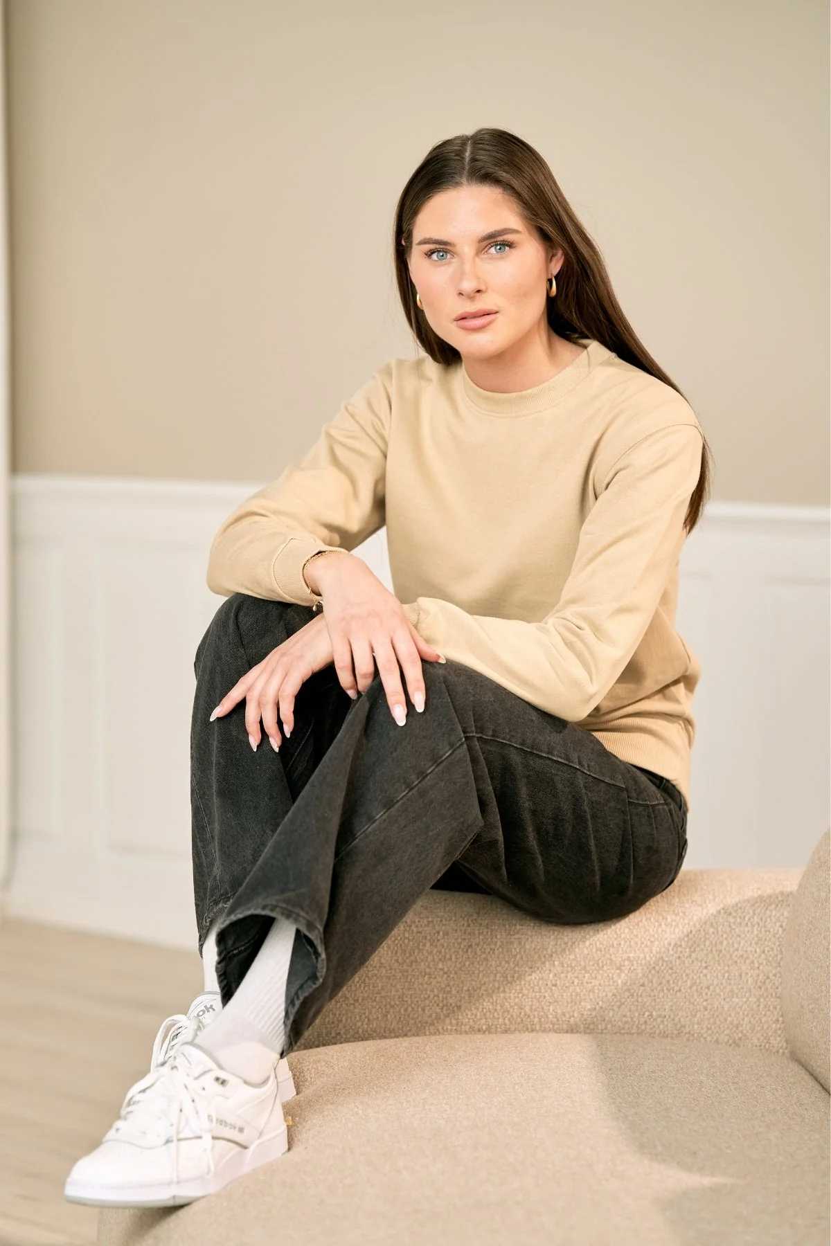 Basic Crewneck -Schweiß (Damen) - Paketangebot (2 PCs.) - Image 2