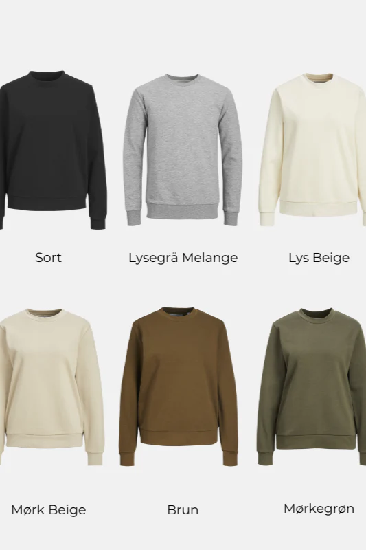 Basic Crewneck -Schweiß (Damen) - Paketangebot (2 PCs.) - Image 3