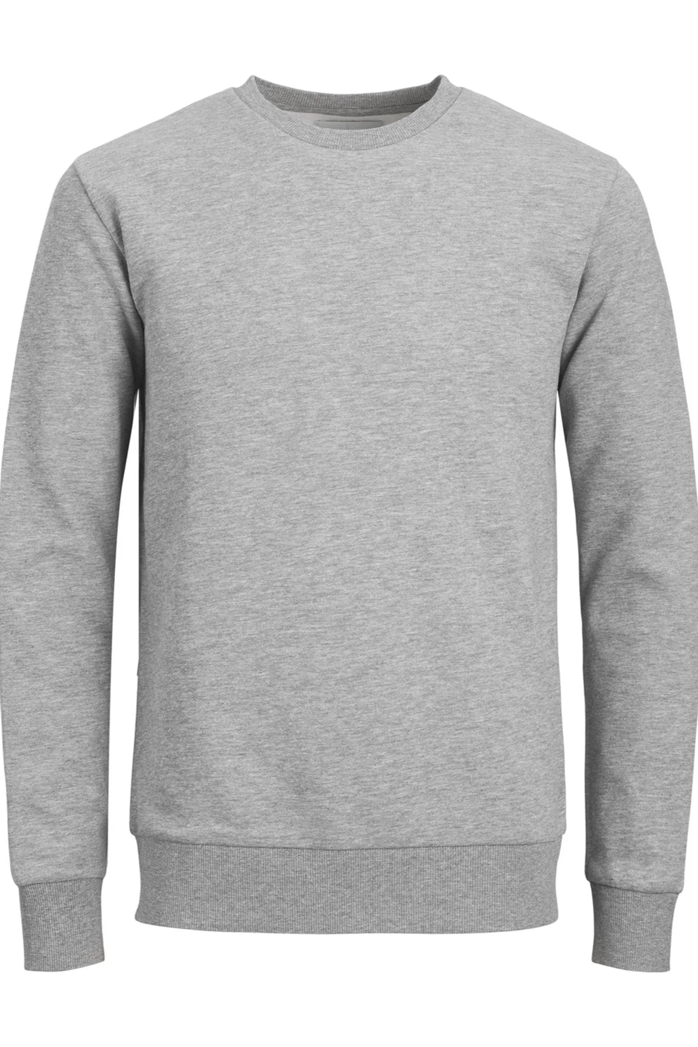 Basic Crewneck -Schweiß - hellgraue Melange - Image 5