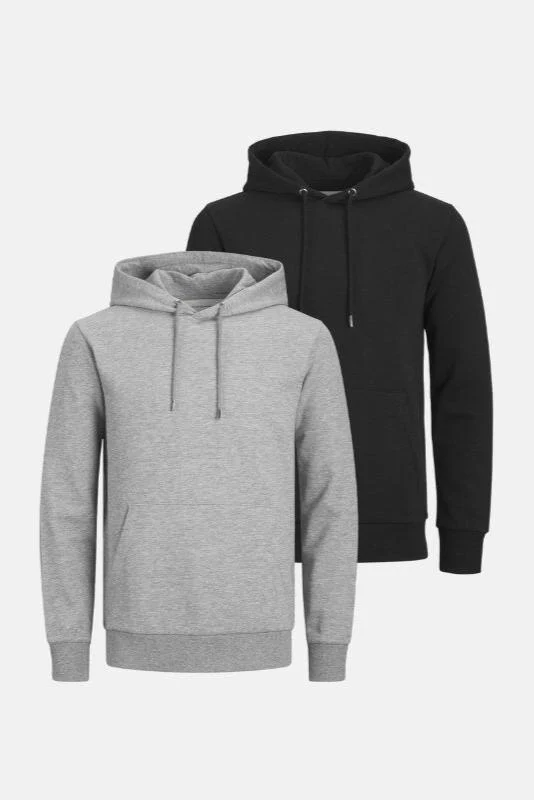 Basic Hoodie -Schweiß - Paketangebot (2 pcs.) (V.i.p)