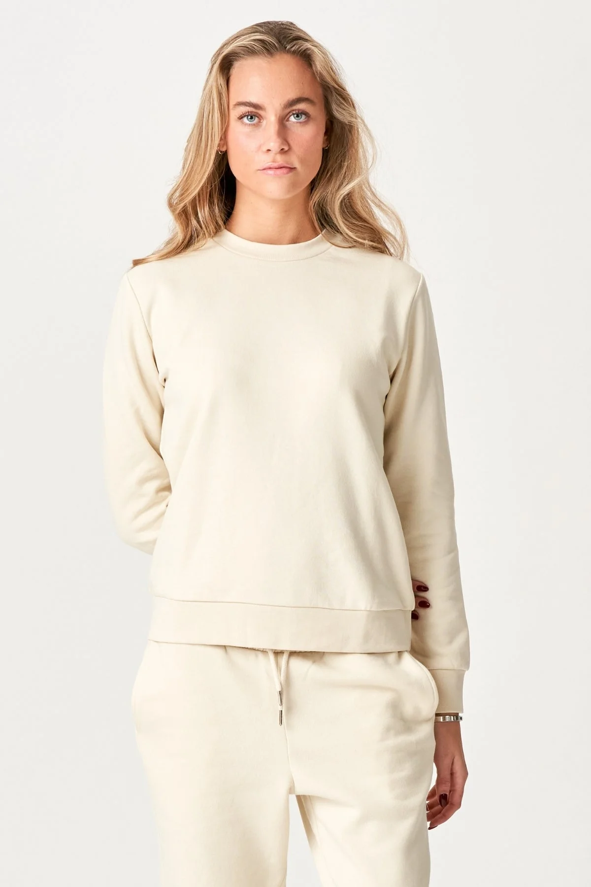 Basic Sweatsuit mit Hoodie (leichter Beige) - Paketangebot (Damen) - Image 3