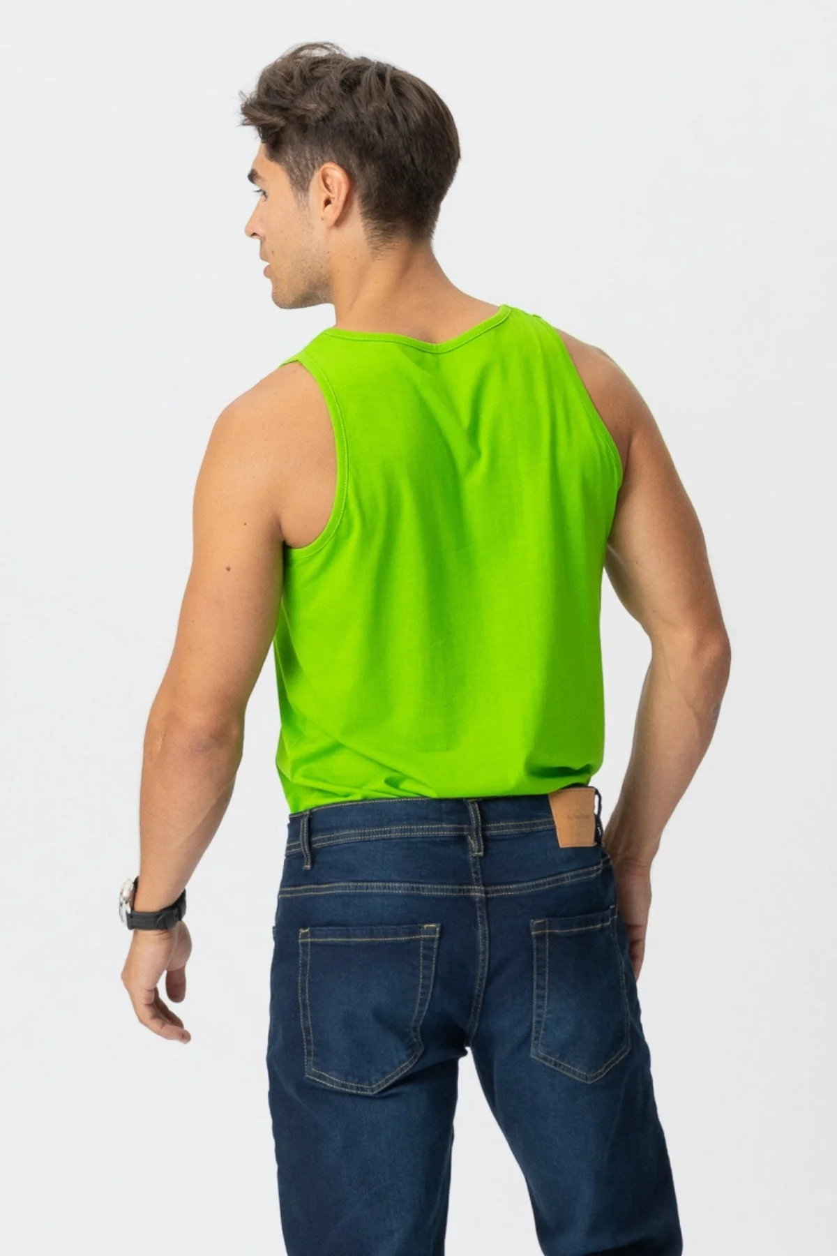 Basic Tanktop - Lime Green - Image 2