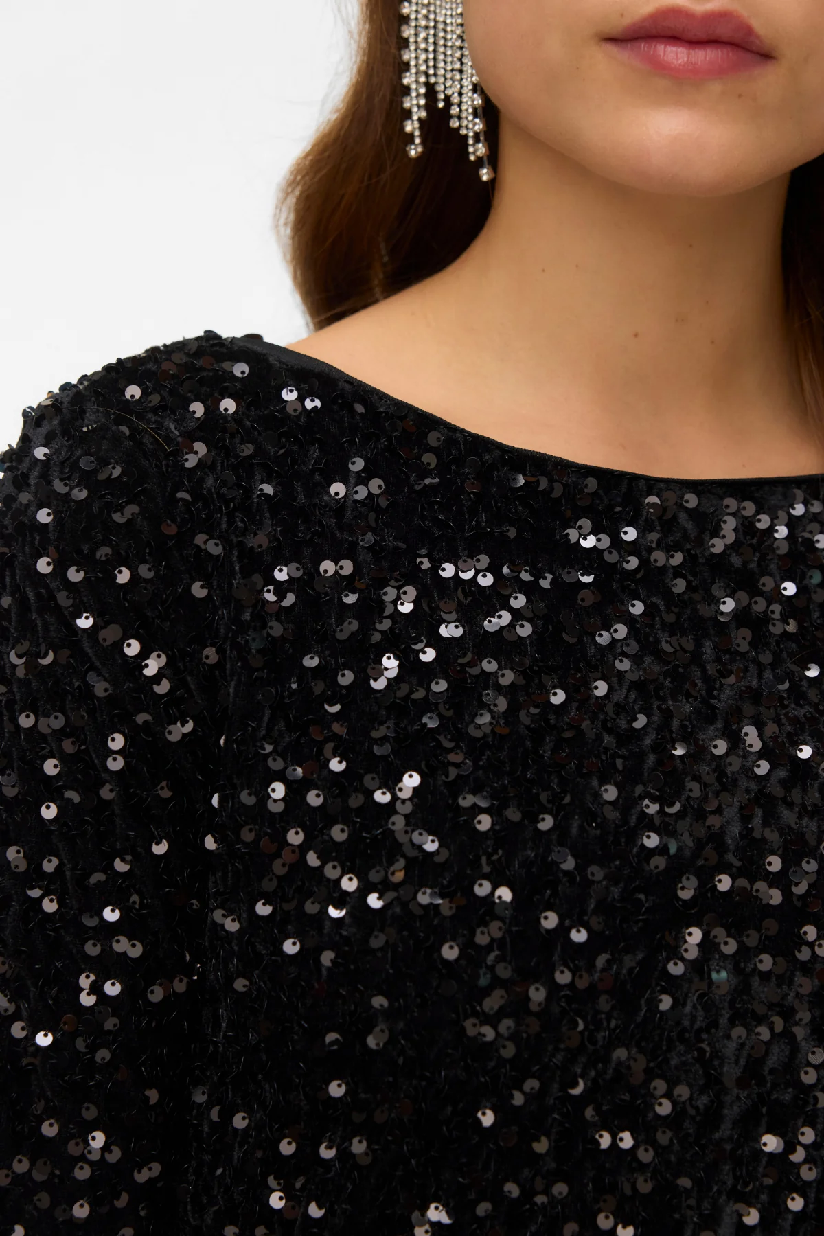 Bella kurzes Kleid - Schwarz - Image 3