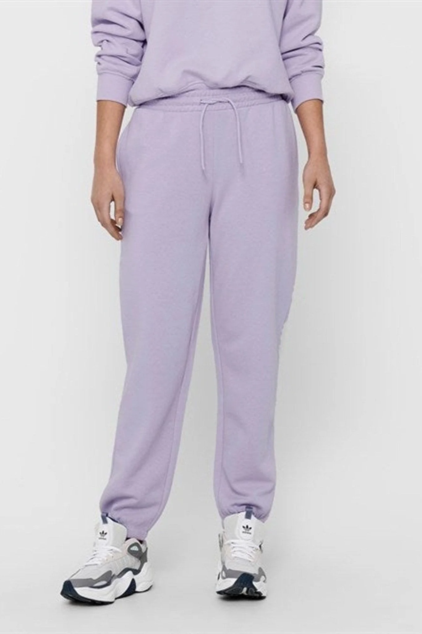 Bequeme Jogginghose - Pastellvolett