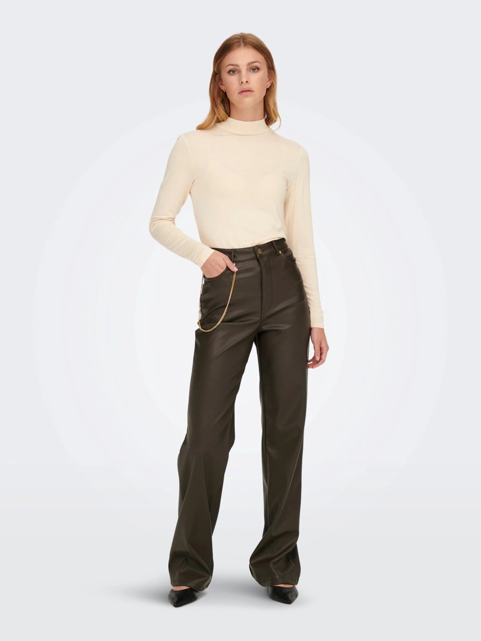 Camille-Idina High Taille Pants - Delicioso - Image 3