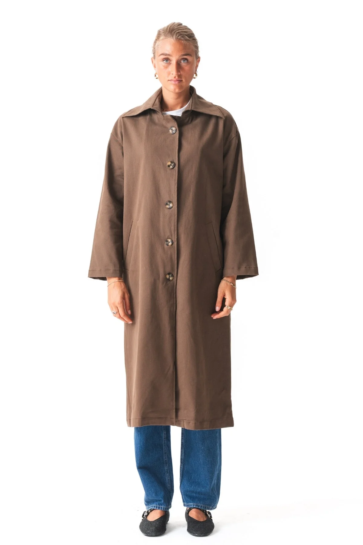 Carla Trenchcoat - Brown - Image 7