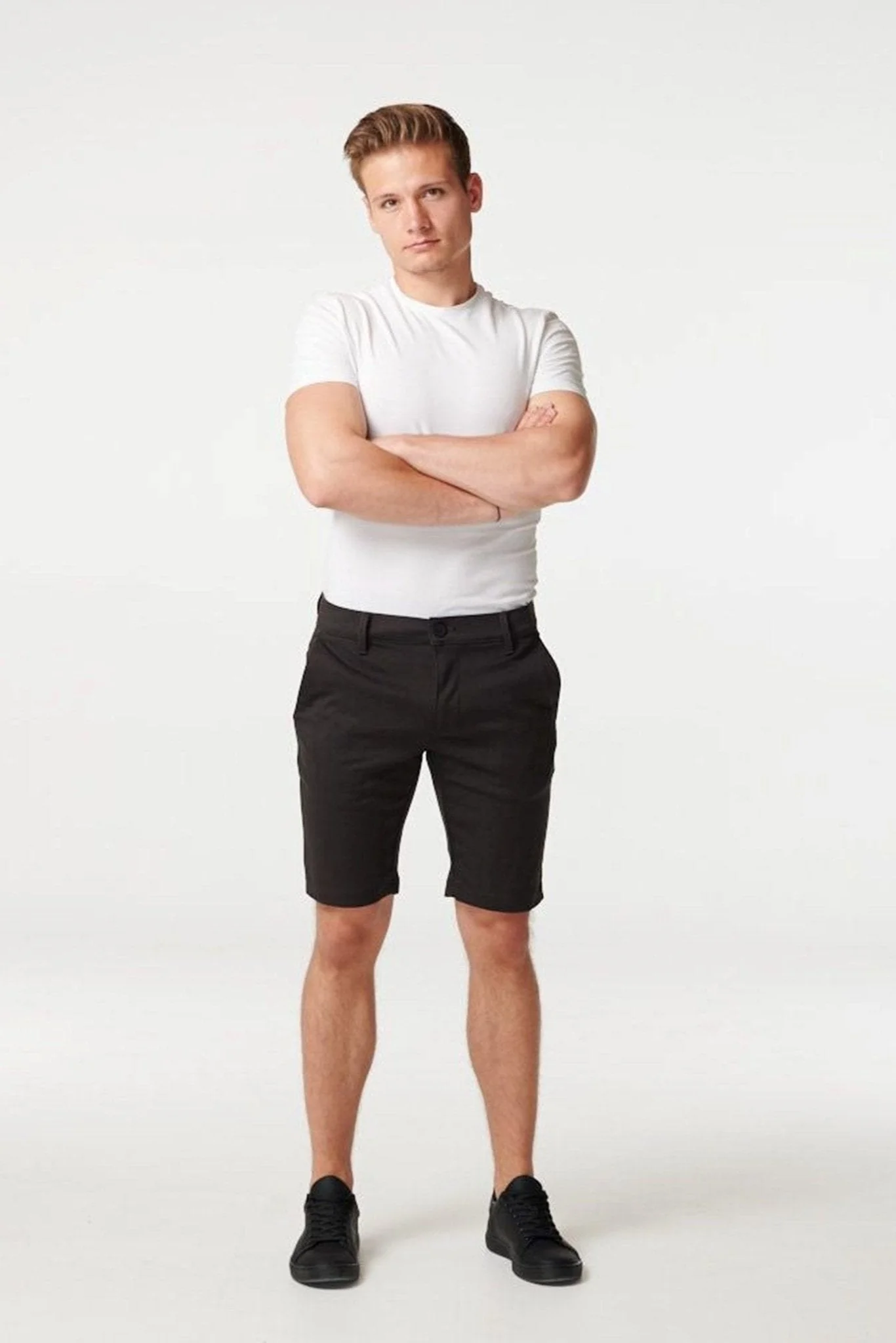 Chino Shorts - Dunkelgrau