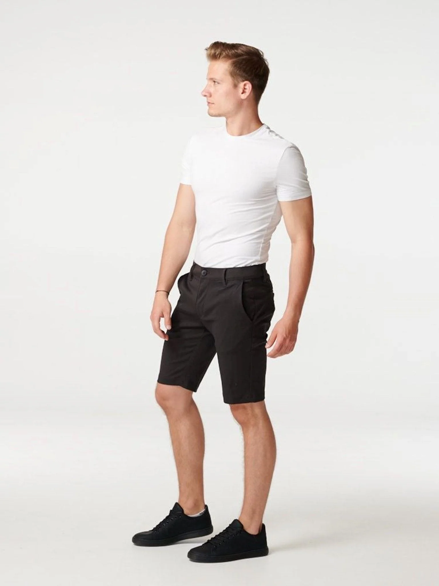 Chino Shorts - Dunkelgrau - Image 3