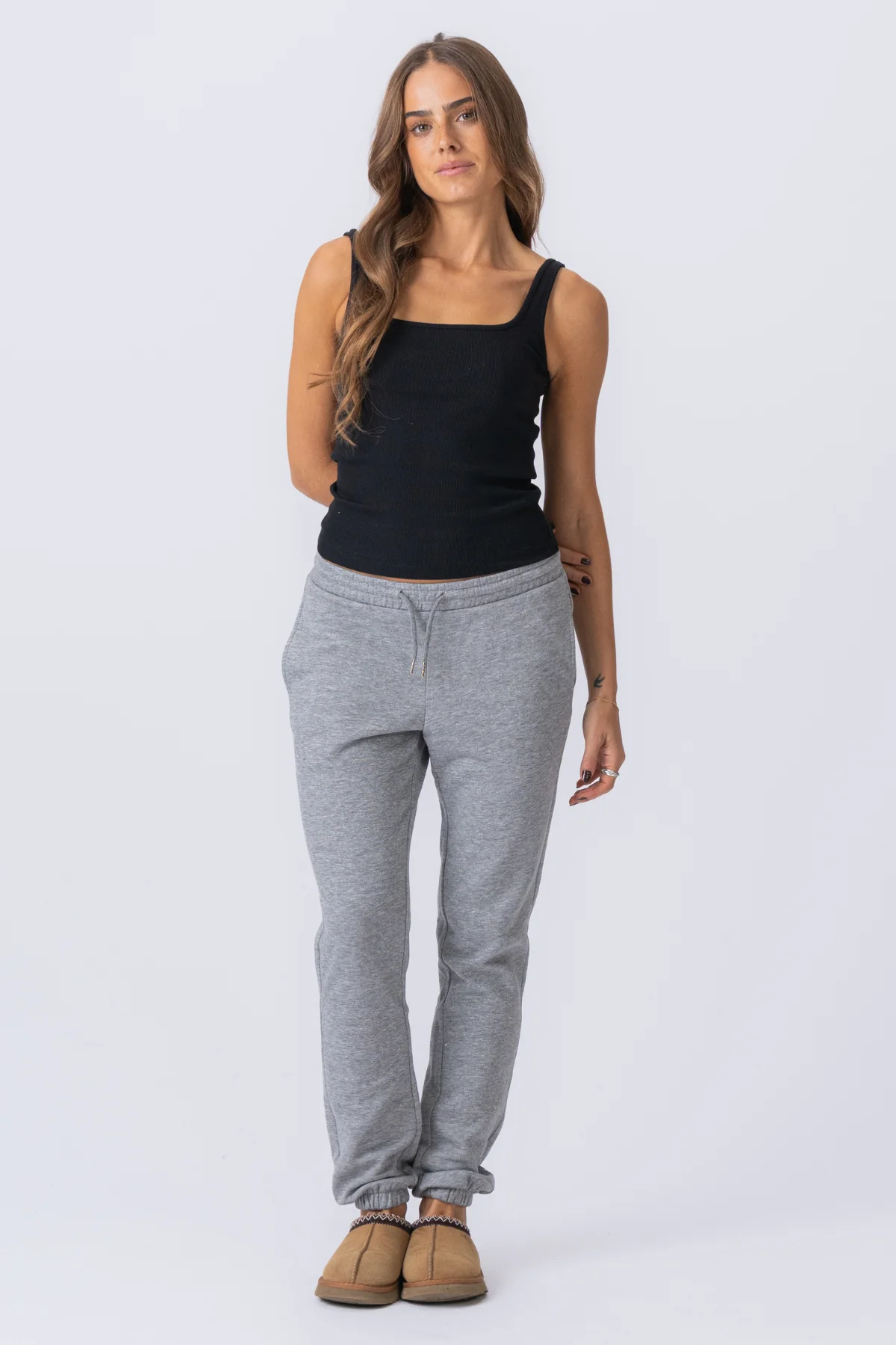 Chloe Short Square Top - Schwarz - Image 2