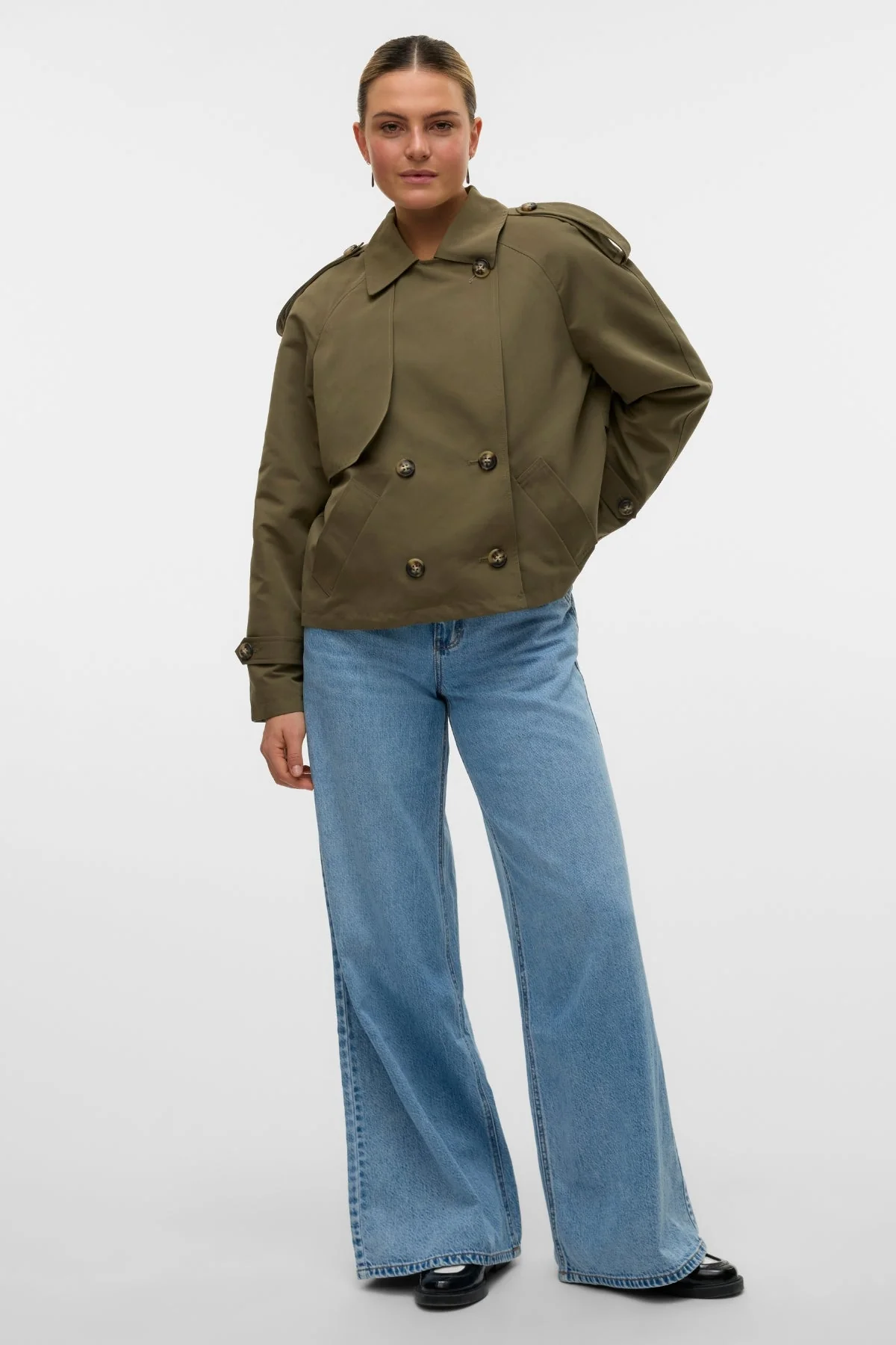 Chloe Kurzer Trenchcoat - Kalamata - Image 2