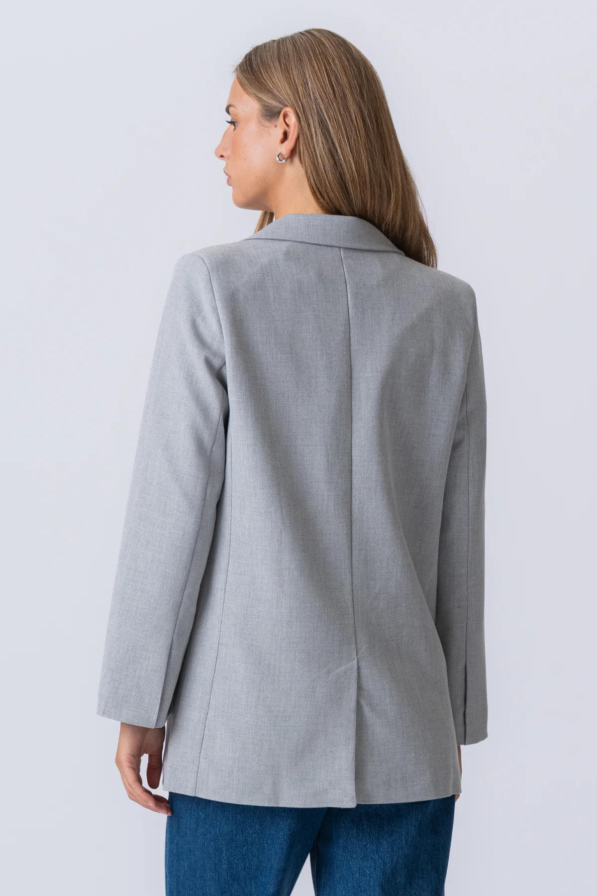 Claire Oversized Blazer - hellgrau - Image 7