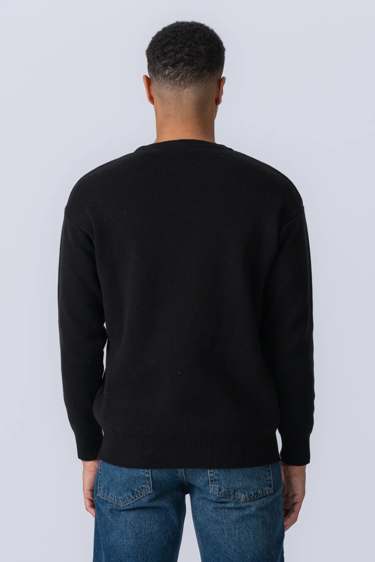 Crewneck Strickpullover - schwarz - Image 5