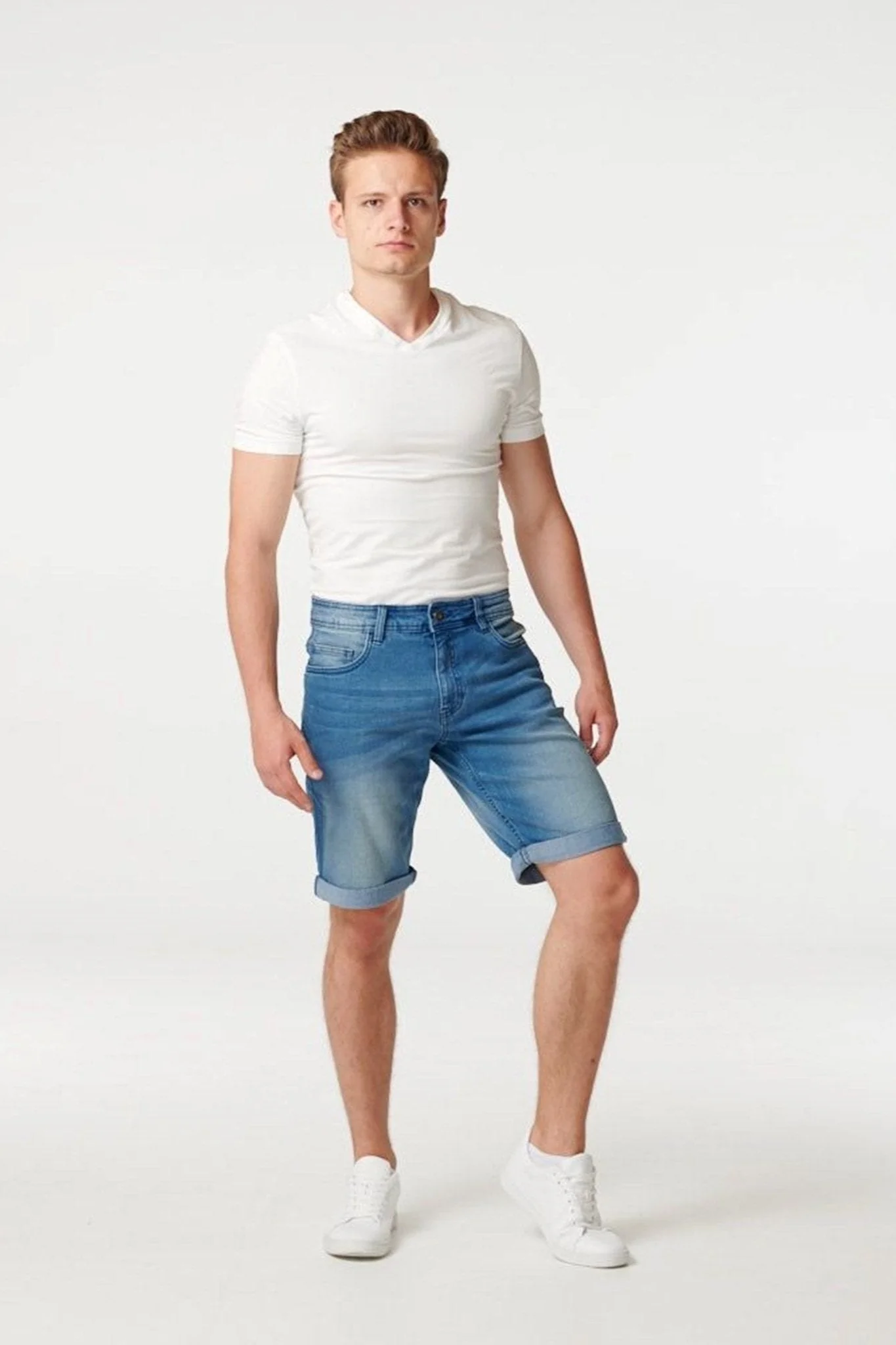 Denim Shorts - Blau - Image 5