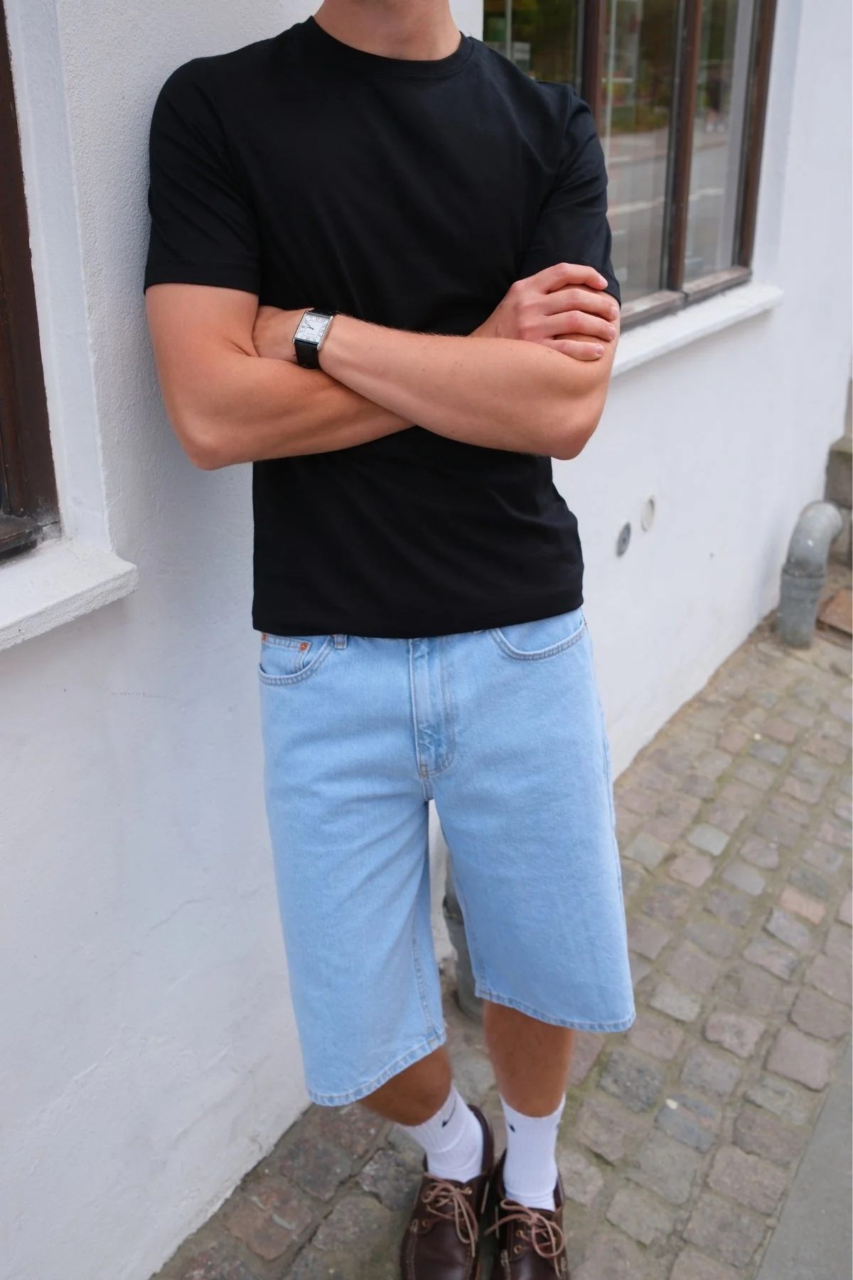 Denim Shorts Locker - hellblau - Image 3
