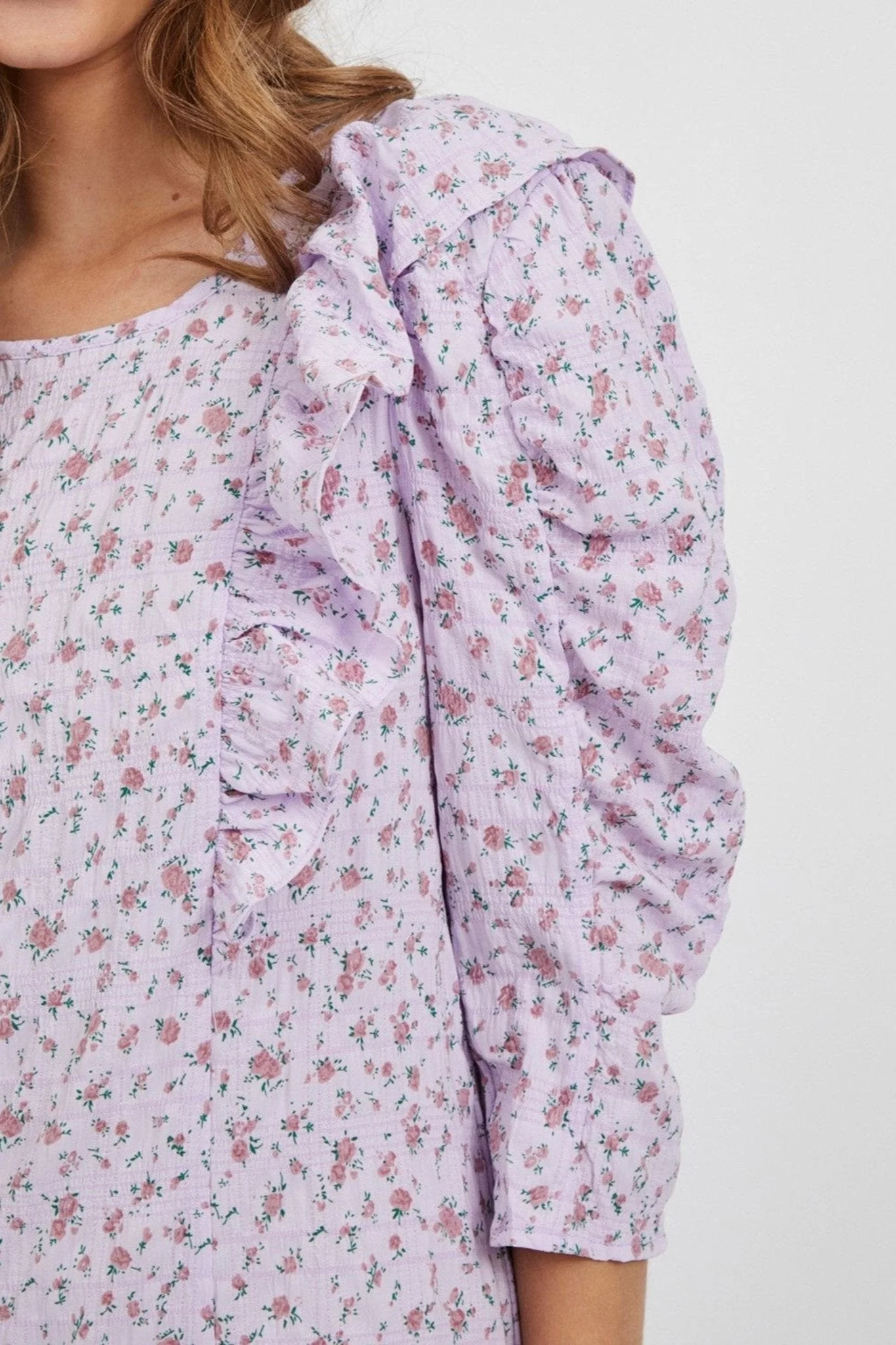 Einsame Langarm -Kleid - rosa - Image 4