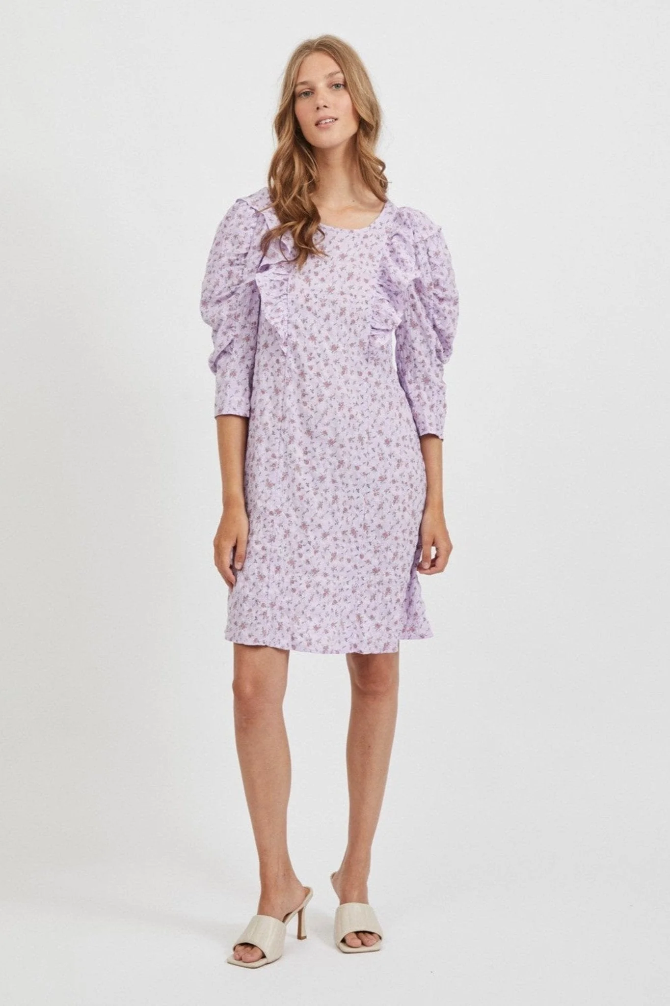 Einsame Langarm -Kleid - rosa - Image 5
