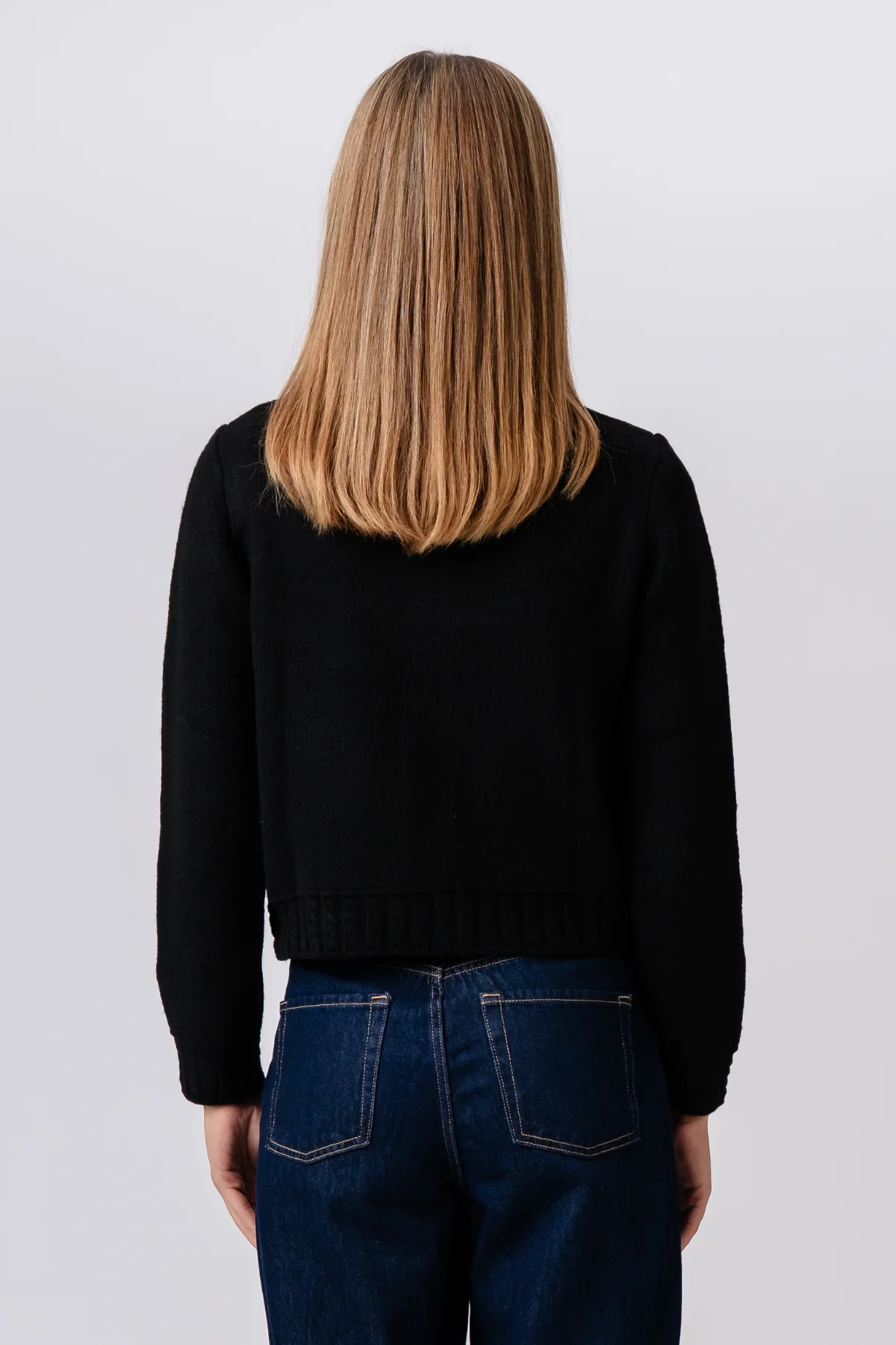 Emilie-Strickjacke - Schwarz - Image 3