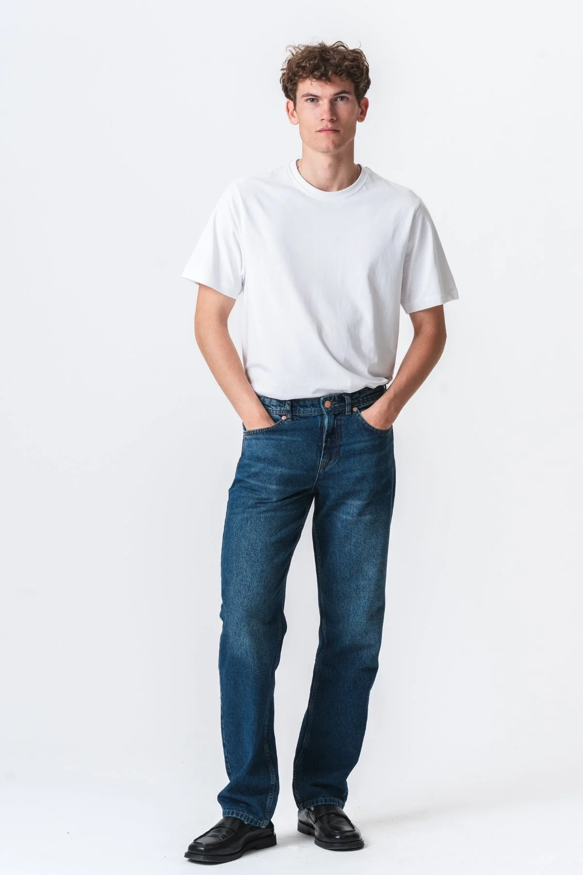 Entspannte Fit -Jeans - dunkelblauer Jeans - Image 12