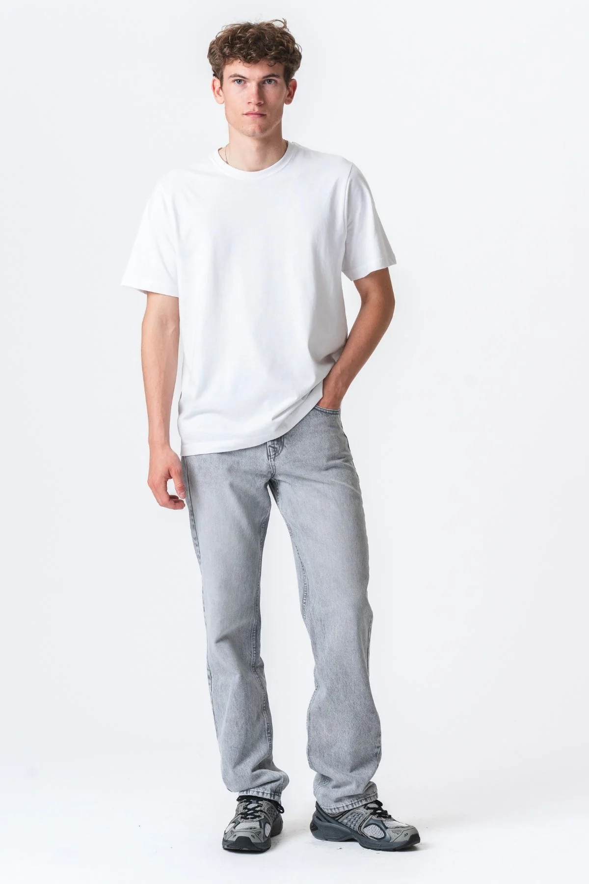 Entspannte Fit Jeans - grauer Jeans - Image 4