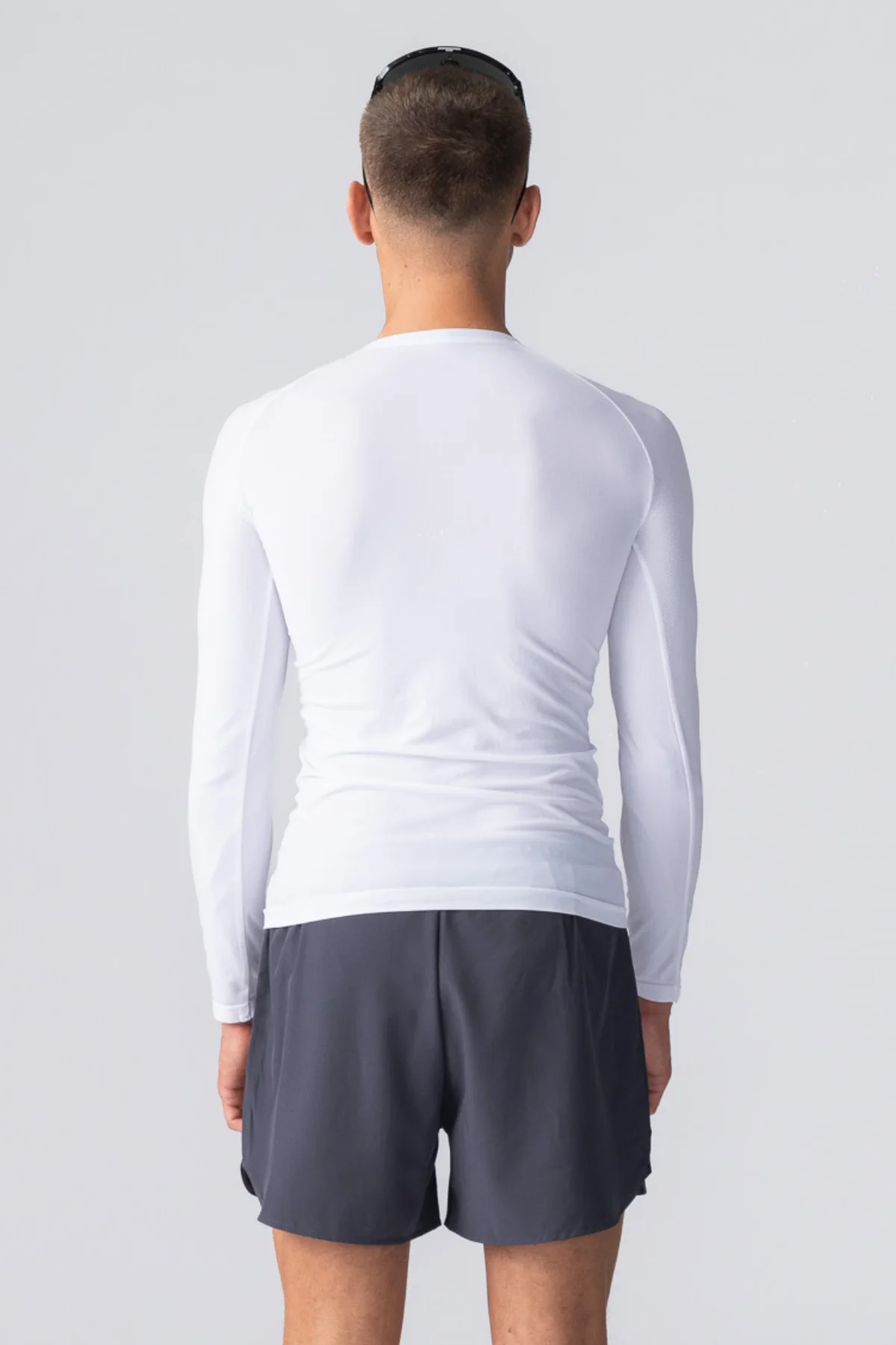 Erstklassiges Langarm T -Shirt - Weiß - Image 4