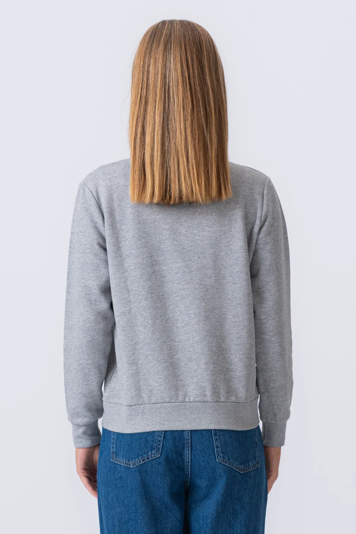 Essential Crewneck – Graumeliert - Image 6
