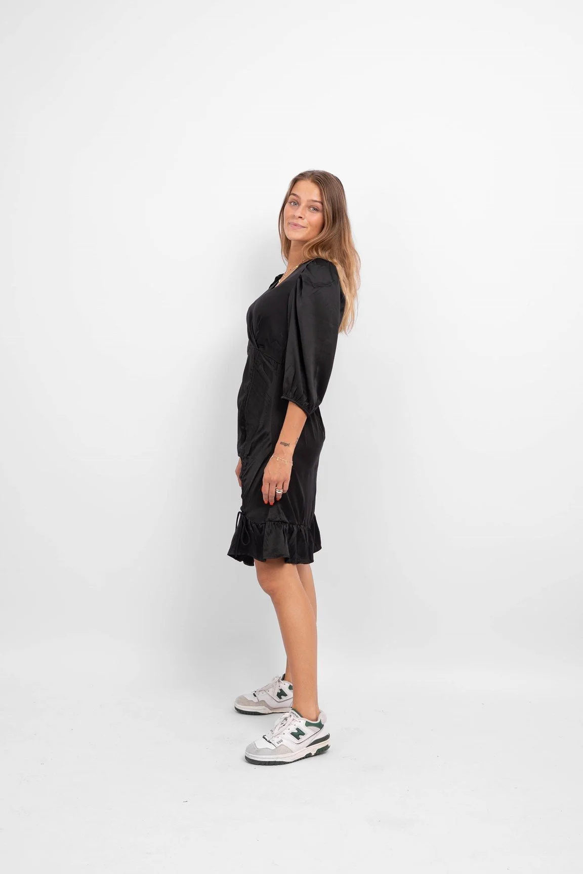 ESSI 3/4 kurzes Kleid - schwarz - Image 3