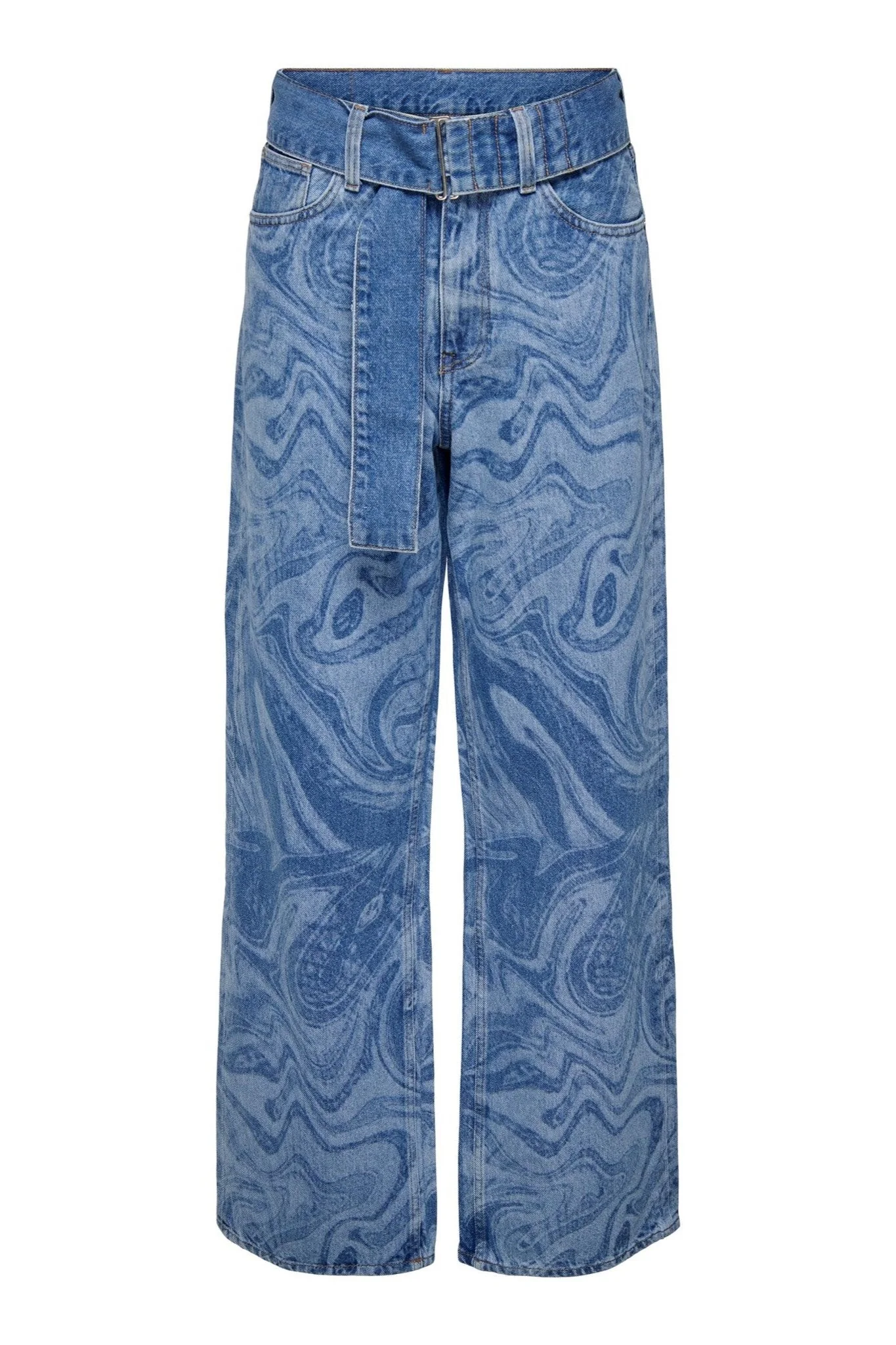Esther Hope Print - mittelblauer Denim - Image 5