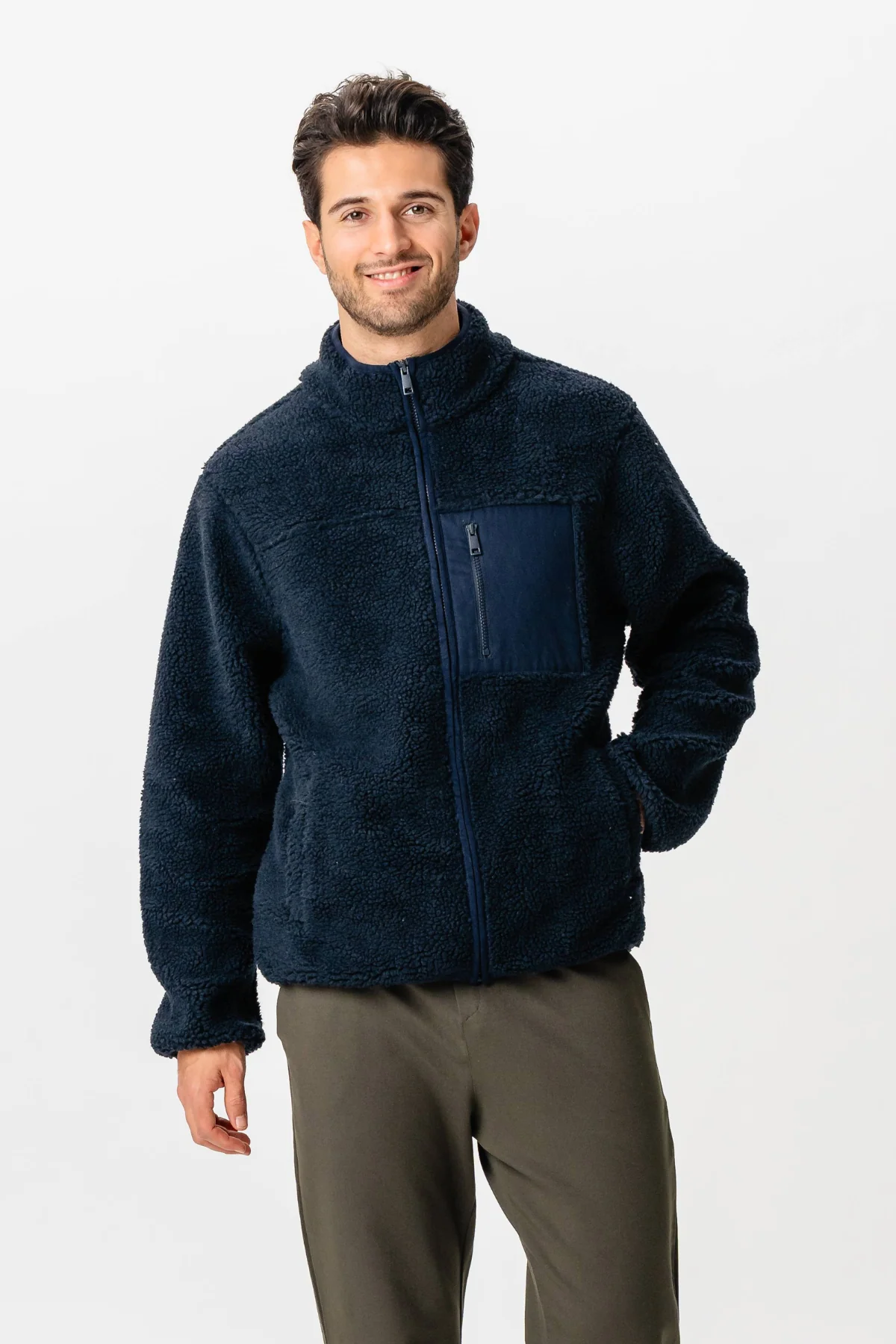 Fleecejacke - Marine - Image 3