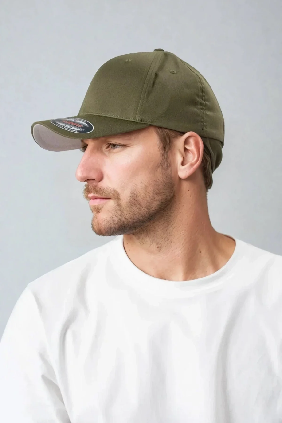 Flexfit Wollkämmert - Olive - Image 3