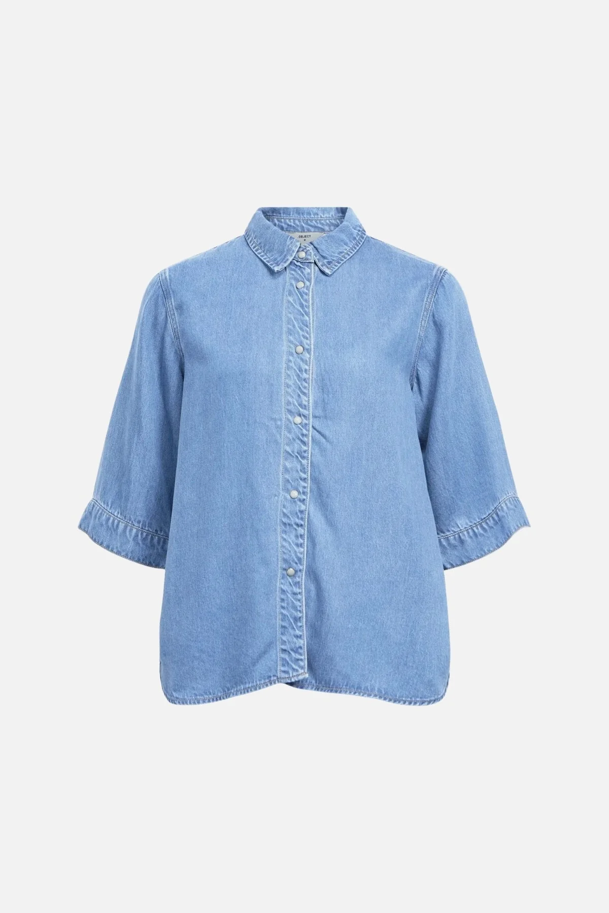 Rahmen Denim Top - Hellblau Denim - Image 7