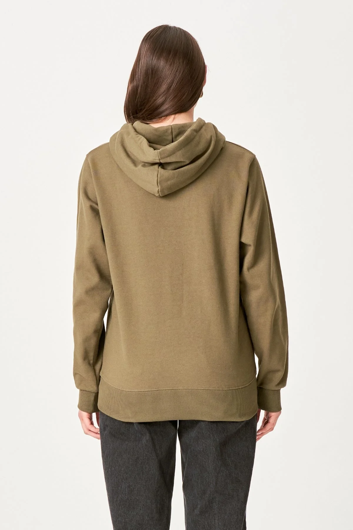 Oversized Hoodie - Olive - Image 2