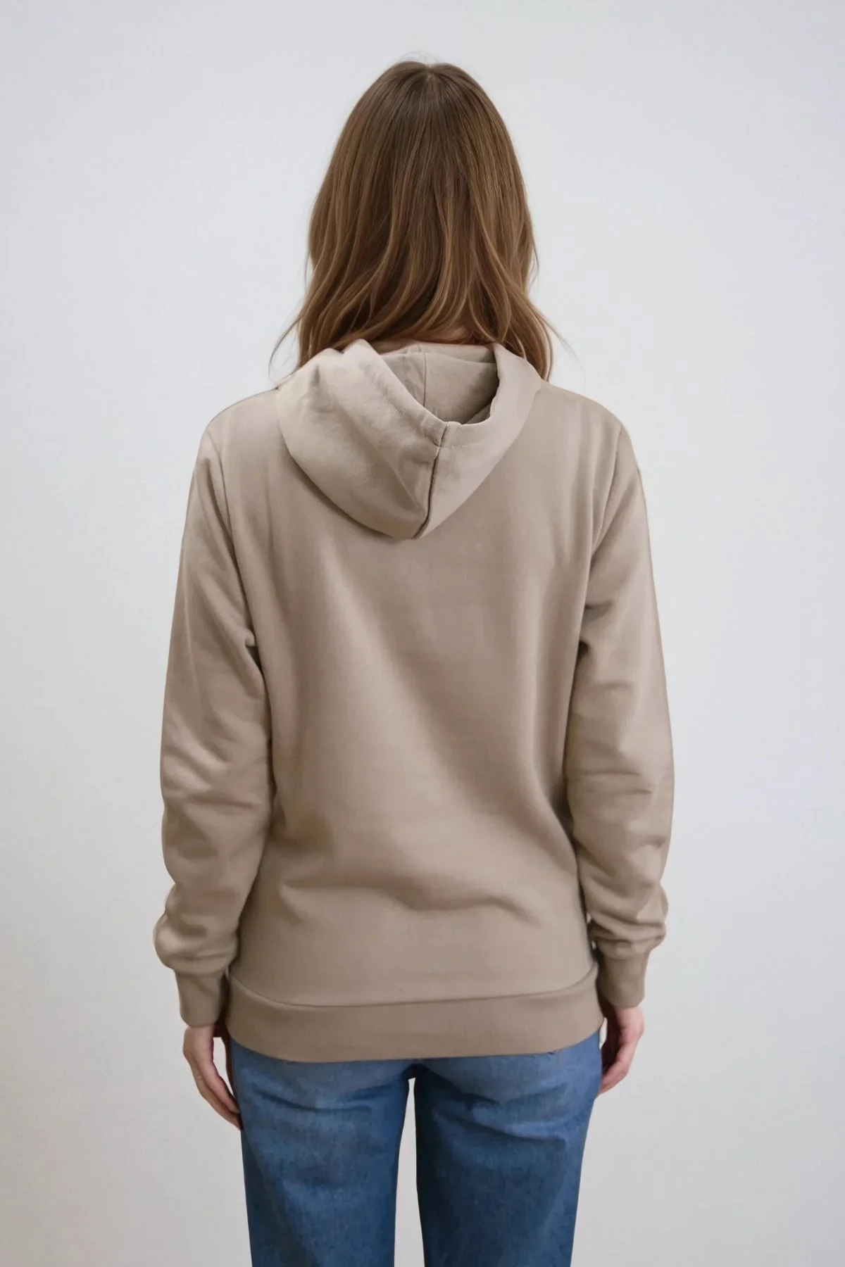 Freund Schweiß Hoodie - dunkles Beige - Image 3