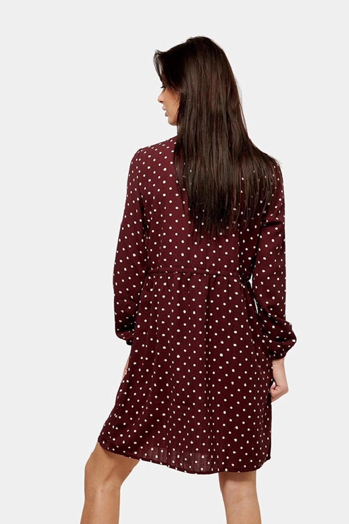Gedrucktes Hemdkleid - rot - Image 4