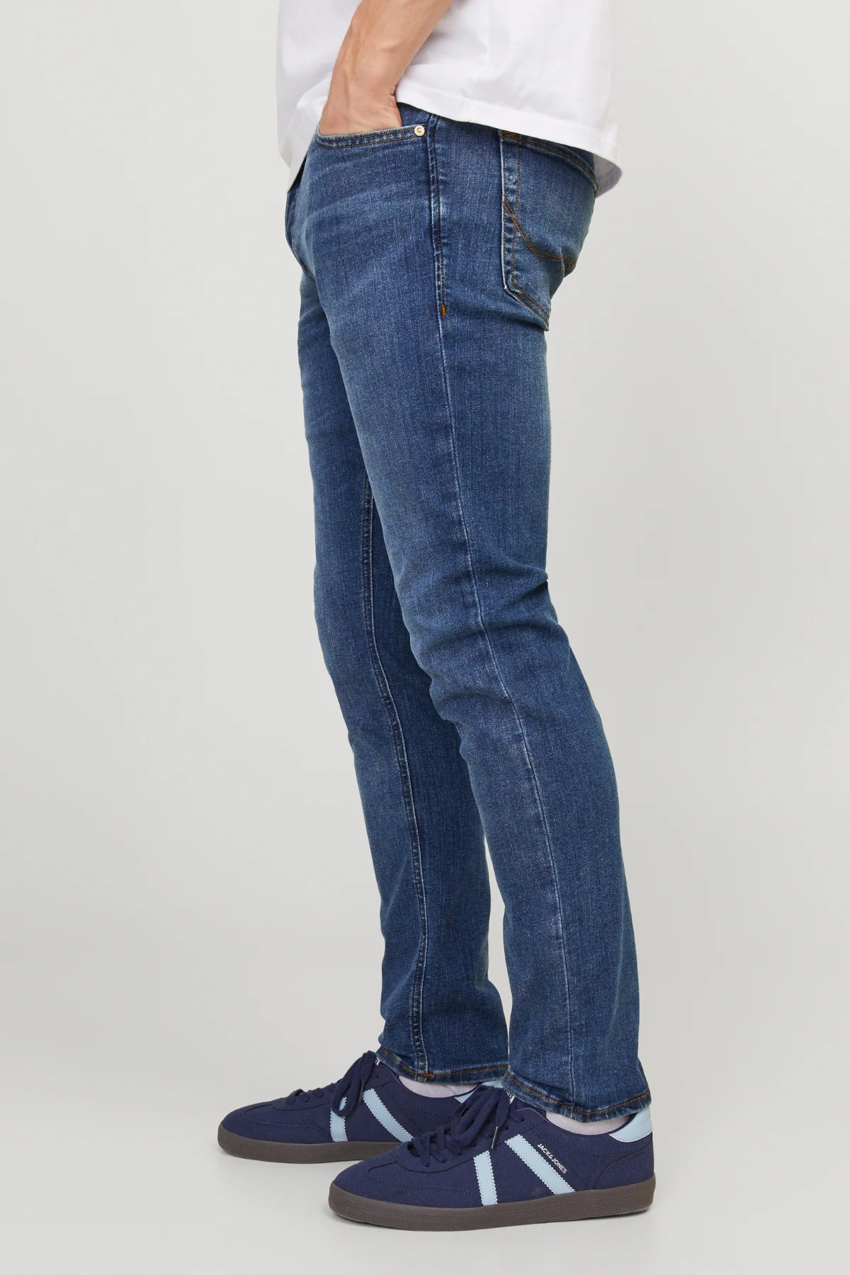 Glenn Stretch Jeans - Denim Blue (Slim Fit) - Image 6