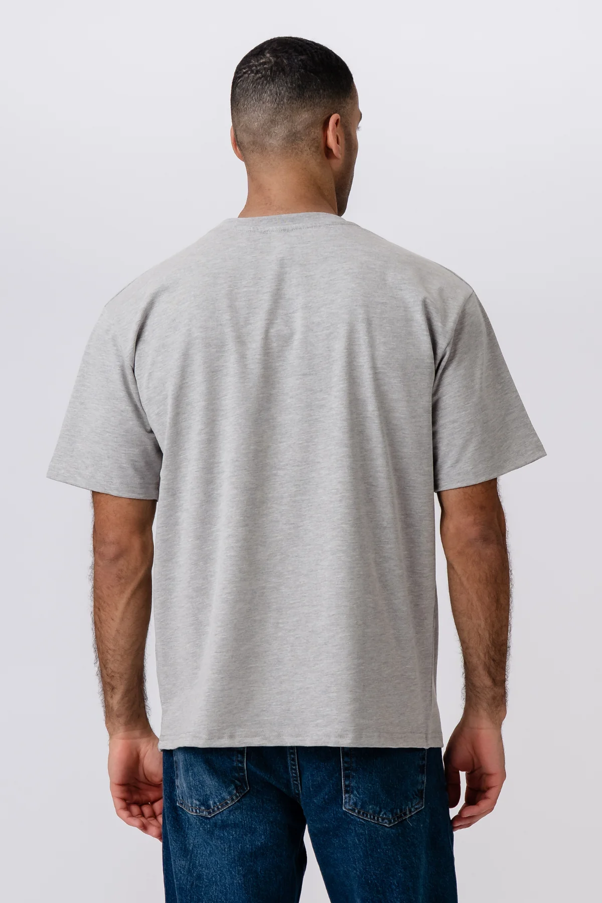Schweres Boxfit-T-Shirt – Dunkelgrau - Image 3