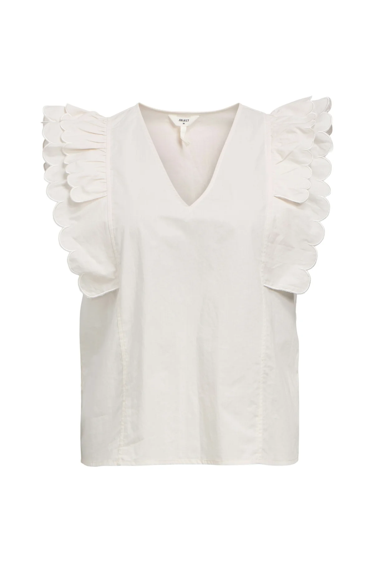 Hoffe Papaya Nour S/S Top - Weißer Sand - Image 4