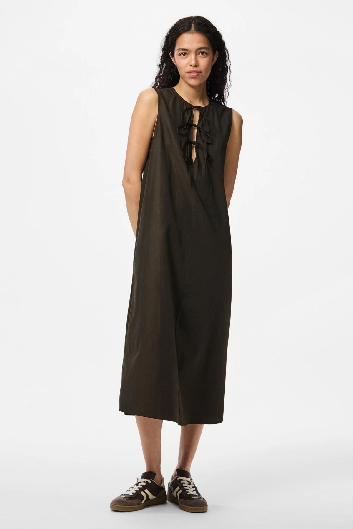 Jenna Midi Tie Kleid - Delicioso - Image 3